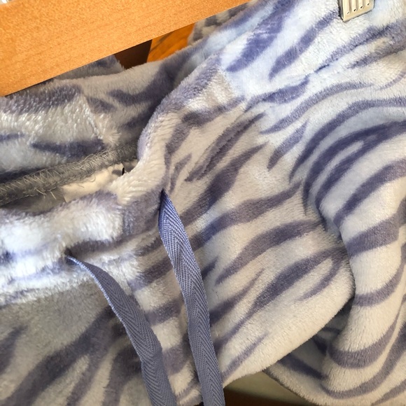 Lilac Zebra Print Ultra-soft Fleece Lounge Pajama Pant - Picture 2 of 2